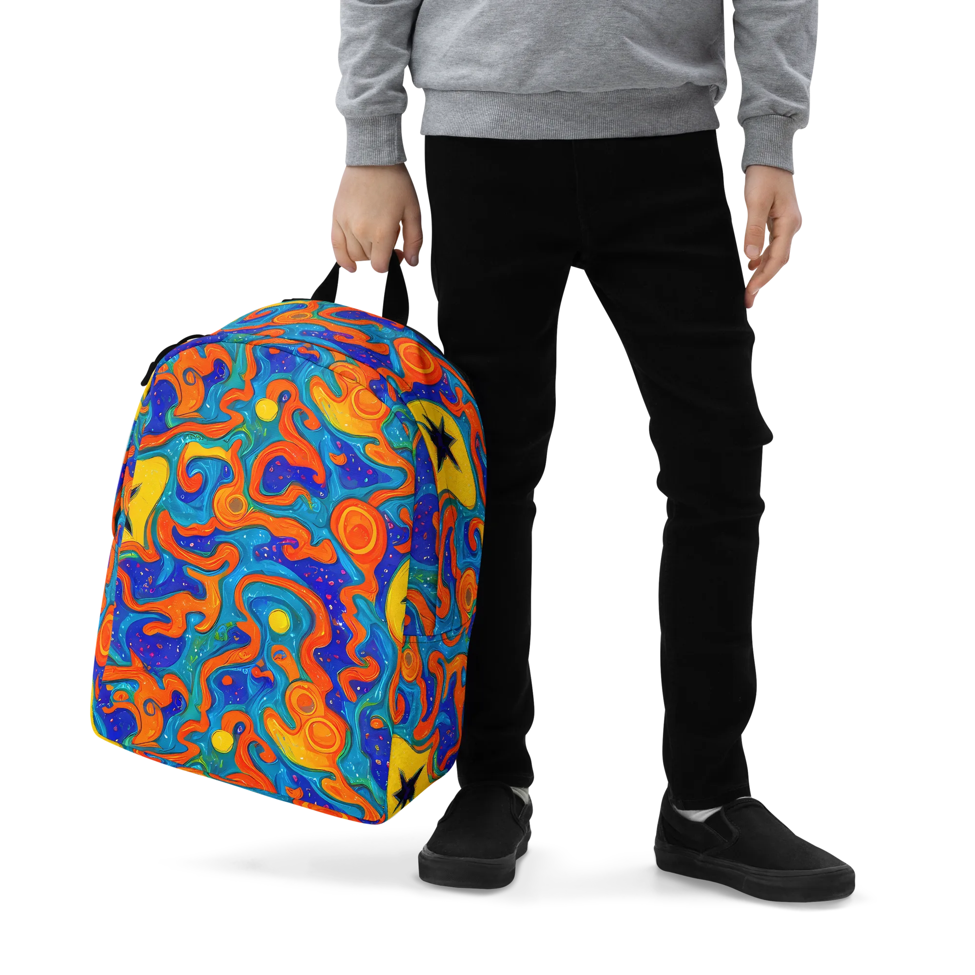 Molten Lagoon on Minimalist Backpack — Zoomed-in