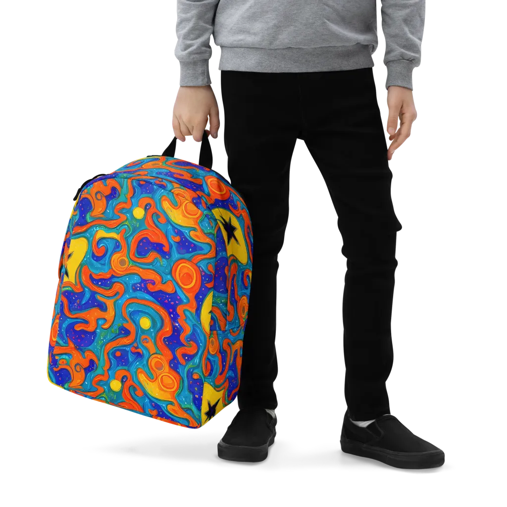 Molten Lagoon on Minimalist Backpack — Zoomed-in