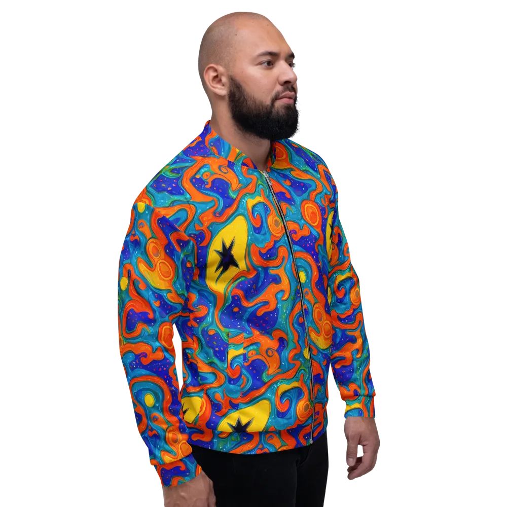 Molten Lagoon on Bomber Jacket — Right