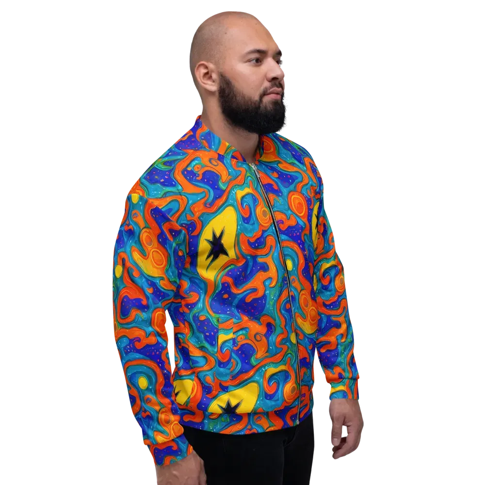Molten Lagoon on Bomber Jacket — Right