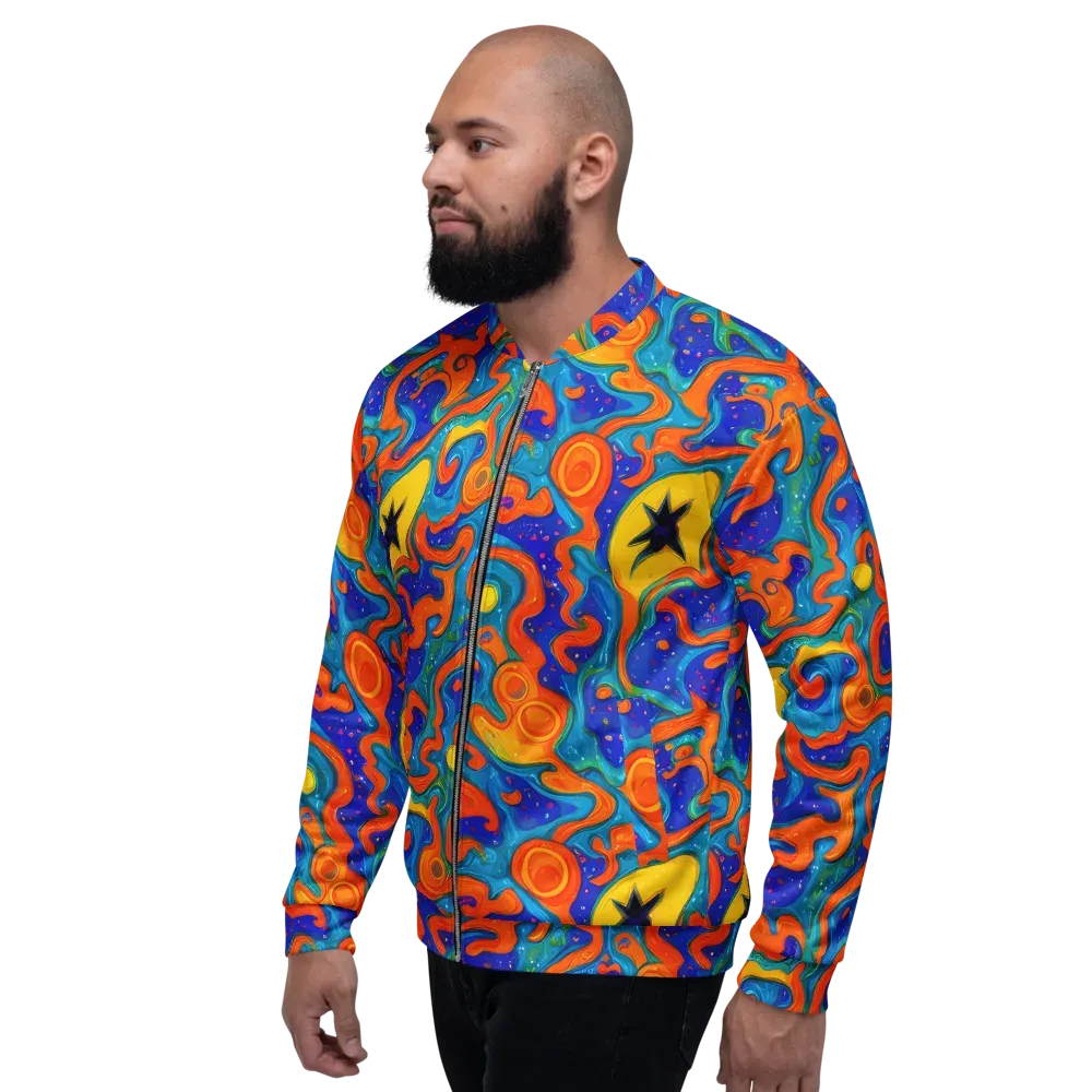 Molten Lagoon on Bomber Jacket — Left