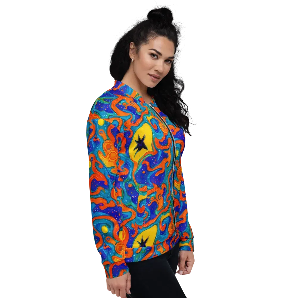 Molten Lagoon on Bomber Jacket — Right