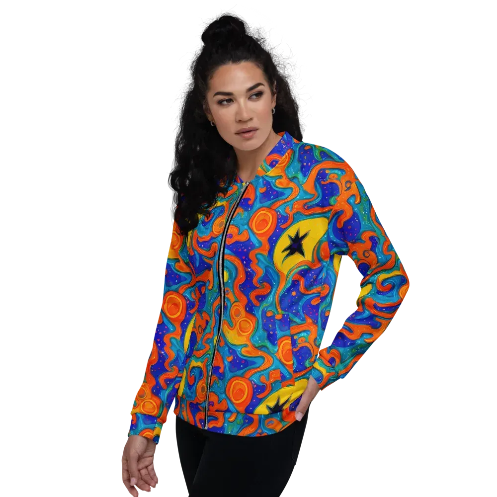 Molten Lagoon on Bomber Jacket — Left
