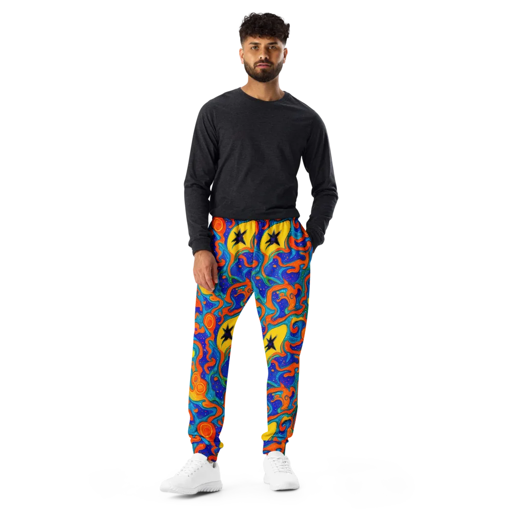 Molten Lagoon on Men's Joggers — Front
