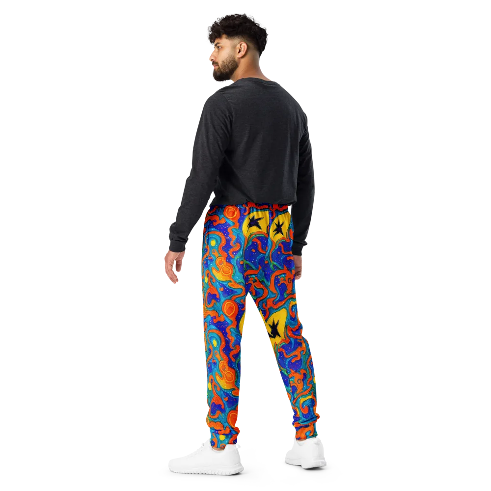 Molten Lagoon on Men's Joggers — Back