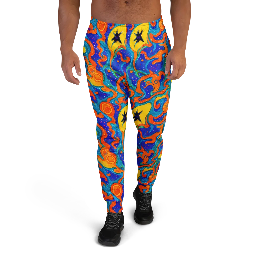 Molten Lagoon on Men's Joggers — Front