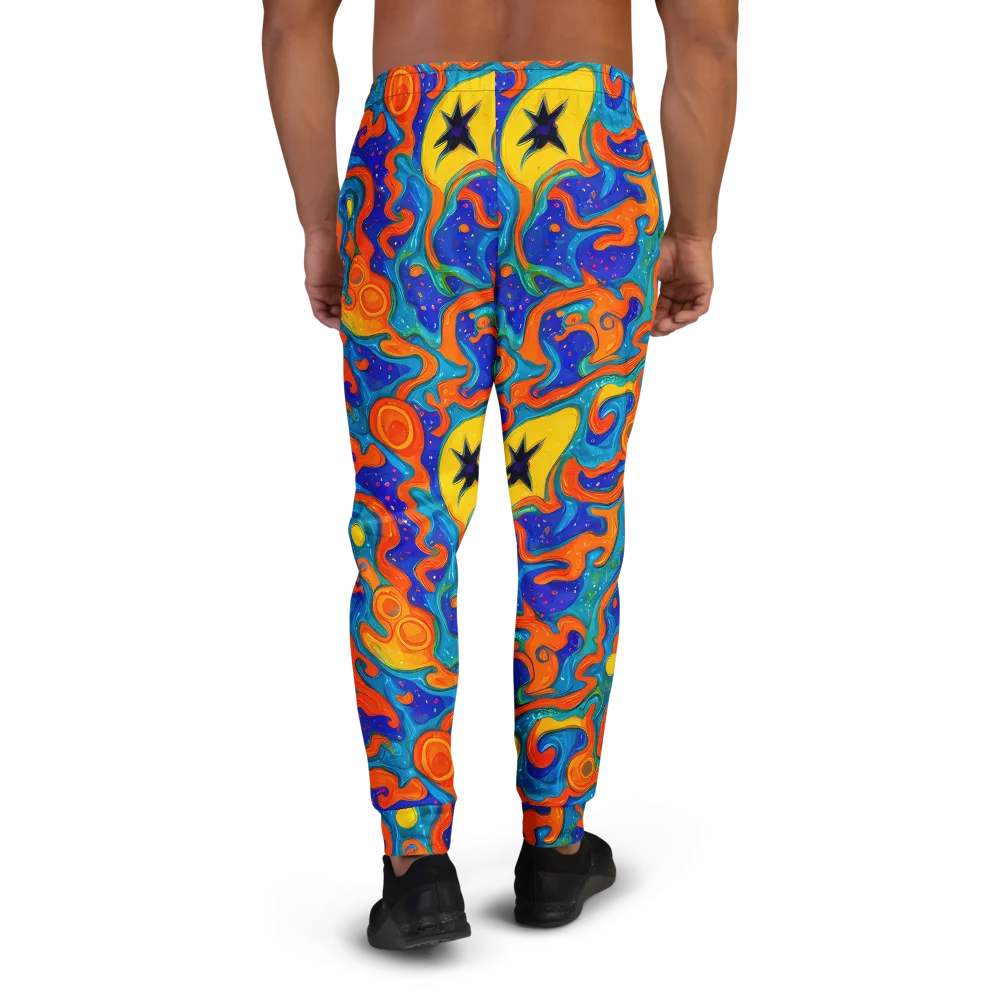 Molten Lagoon on Men's Joggers — Back