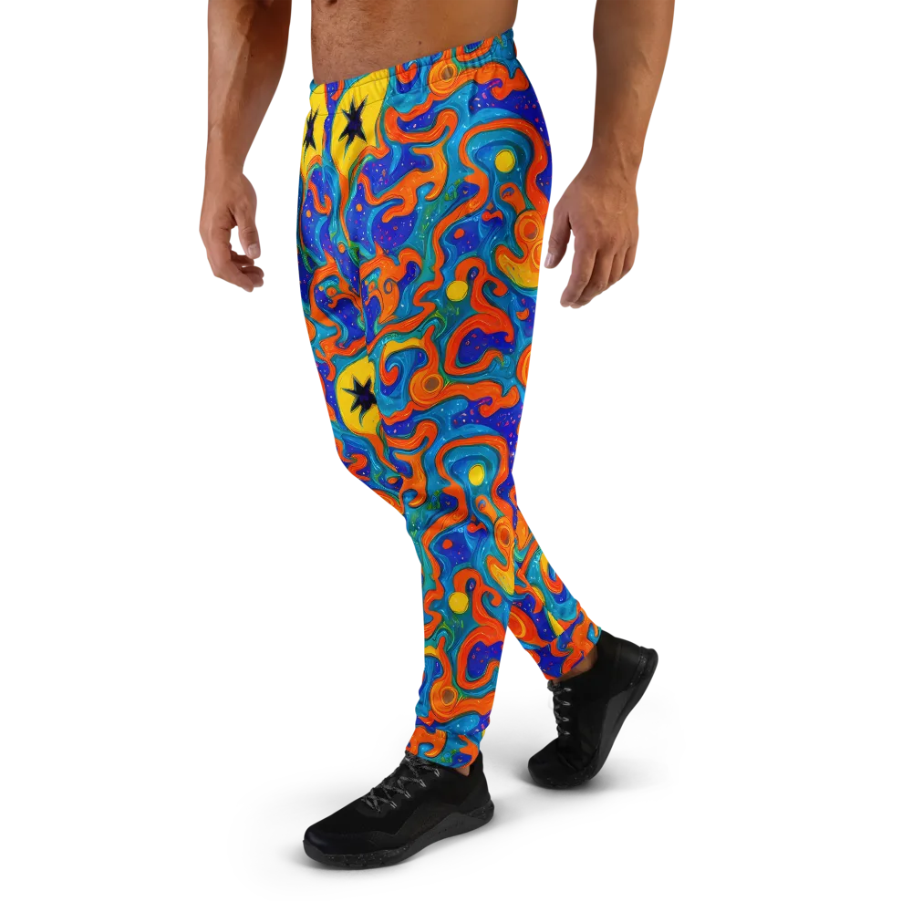 Molten Lagoon on Men's Joggers — Left