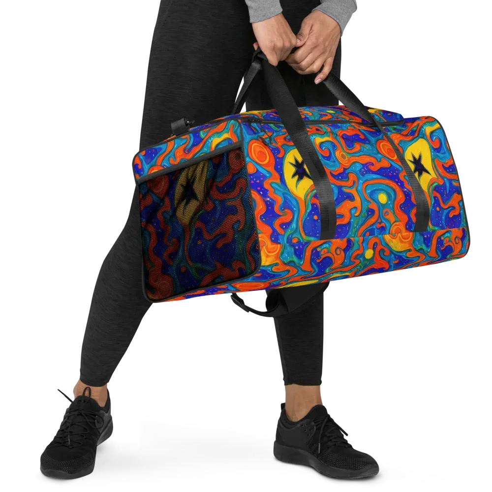 Molten Lagoon on Duffle Bag — Right Front