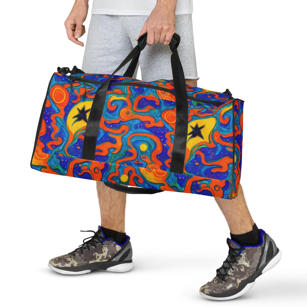 Molten Lagoon on Duffle Bag — Front