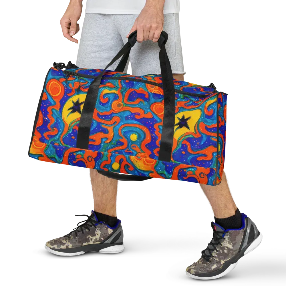 Molten Lagoon on Duffle Bag — Front