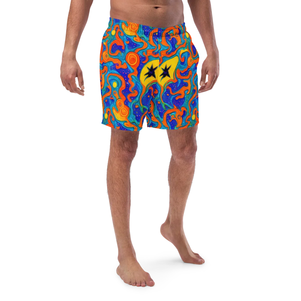 Molten Lagoon on Swim Trunks — Front