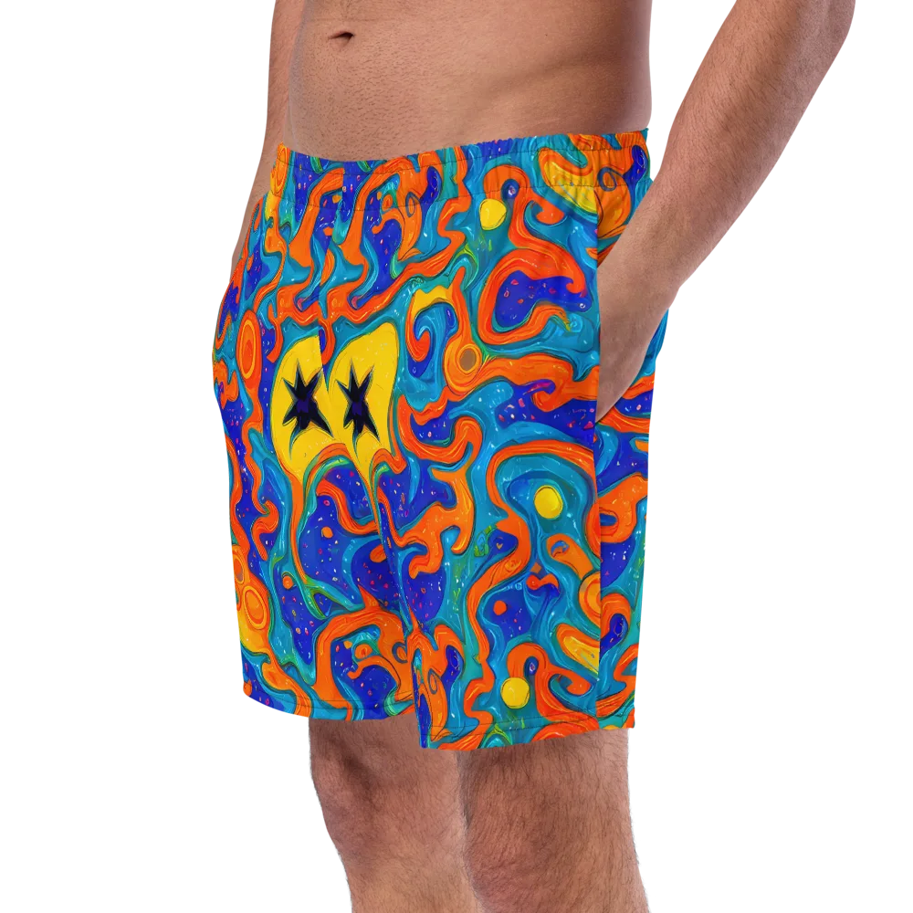 Molten Lagoon on Swim Trunks — Left Front