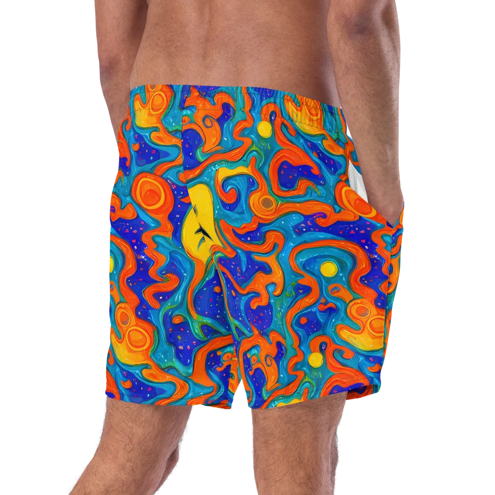 Molten Lagoon on Swim Trunks — Right Back