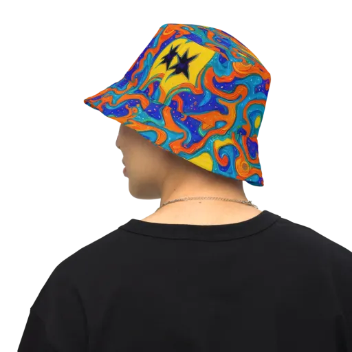 Molten Lagoon on a Reversible Bucket Hat