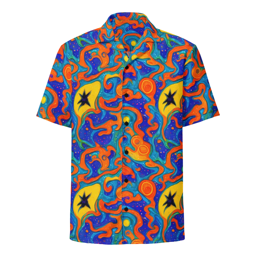 Molten Lagoon on Button Shirt — Front