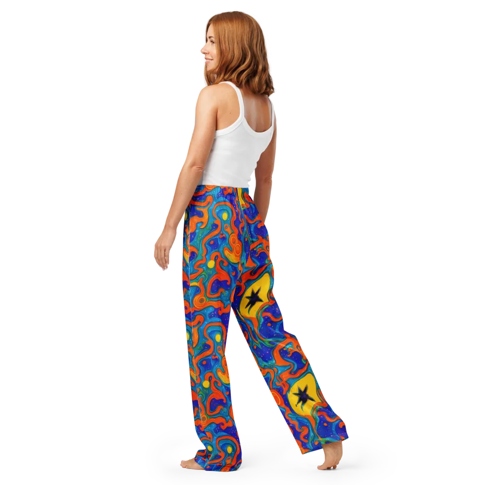 Molten Lagoon on Women's Pajama Pants — Back