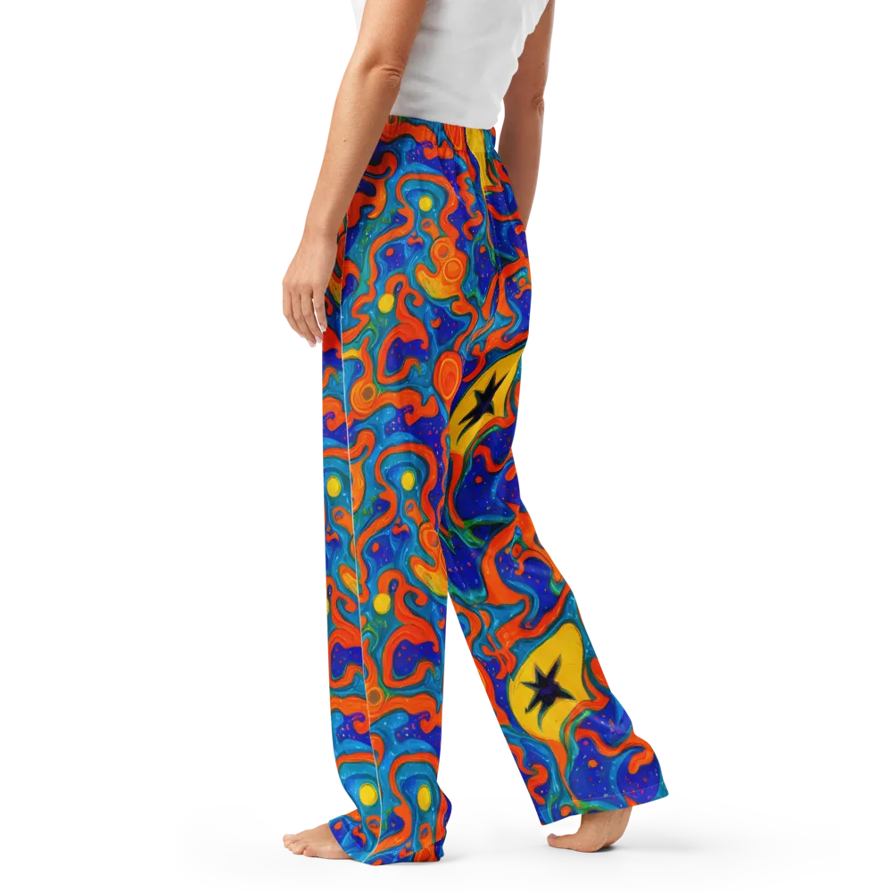 Molten Lagoon on Women's Pajama Pants — Left