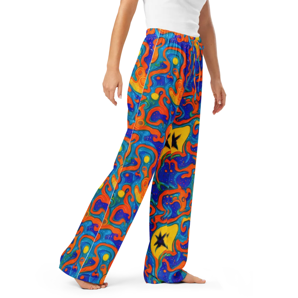 Molten Lagoon on Women's Pajama Pants — Right Front