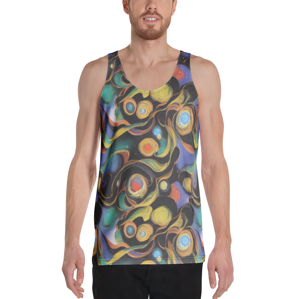 Planetary Ribbons on Men's Tank Top — Front