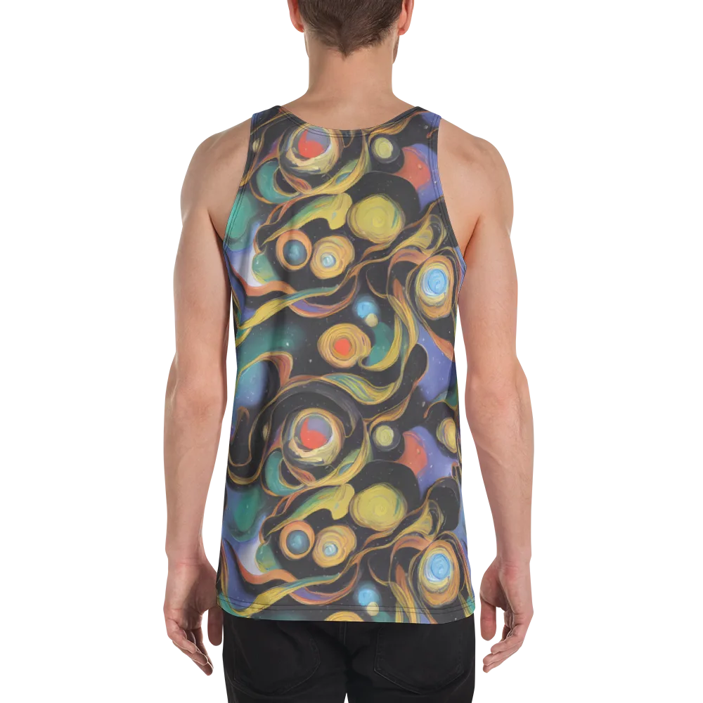 Planetary Ribbons on Men's Tank Top — Back