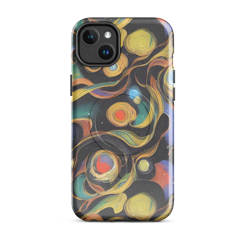 Planetary Ribbons on MagSafe Tough Case for iPhone® — Front