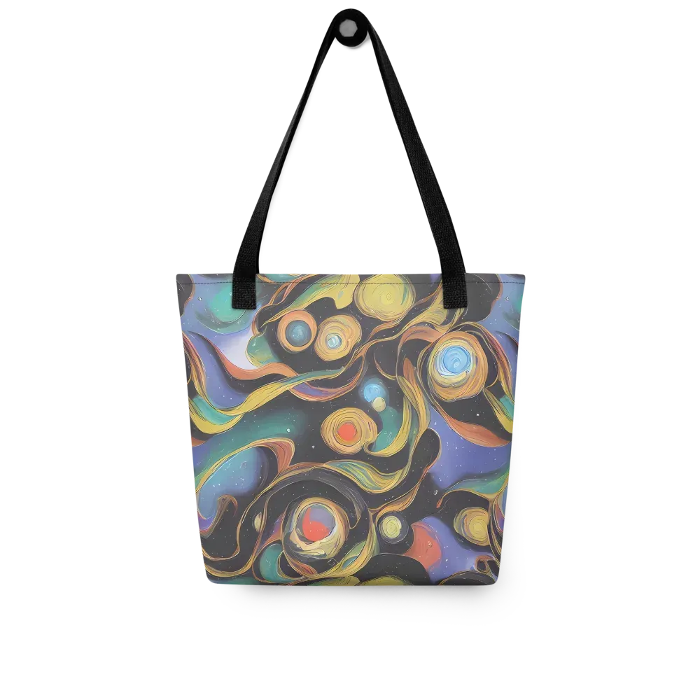 Planetary Ribbons on Tote Bag — Front