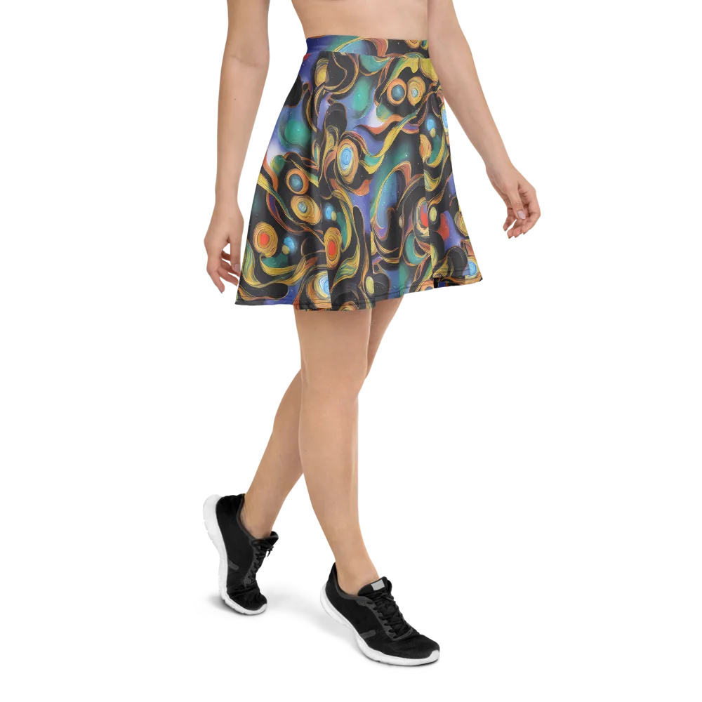 Planetary Ribbons on Skater Skirt — Right