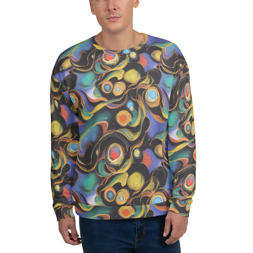 Planetary Ribbons on Sweatshirt — Front