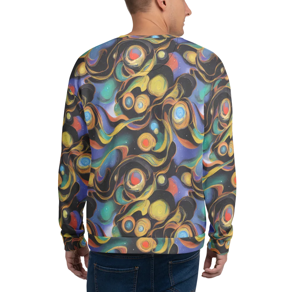 Planetary Ribbons on Sweatshirt — Back