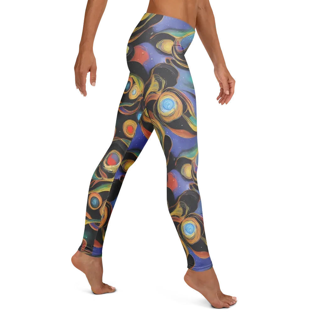 Planetary Ribbons on Leggings — Right