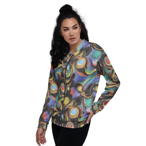 Planetary Ribbons on a Bomber Jacket