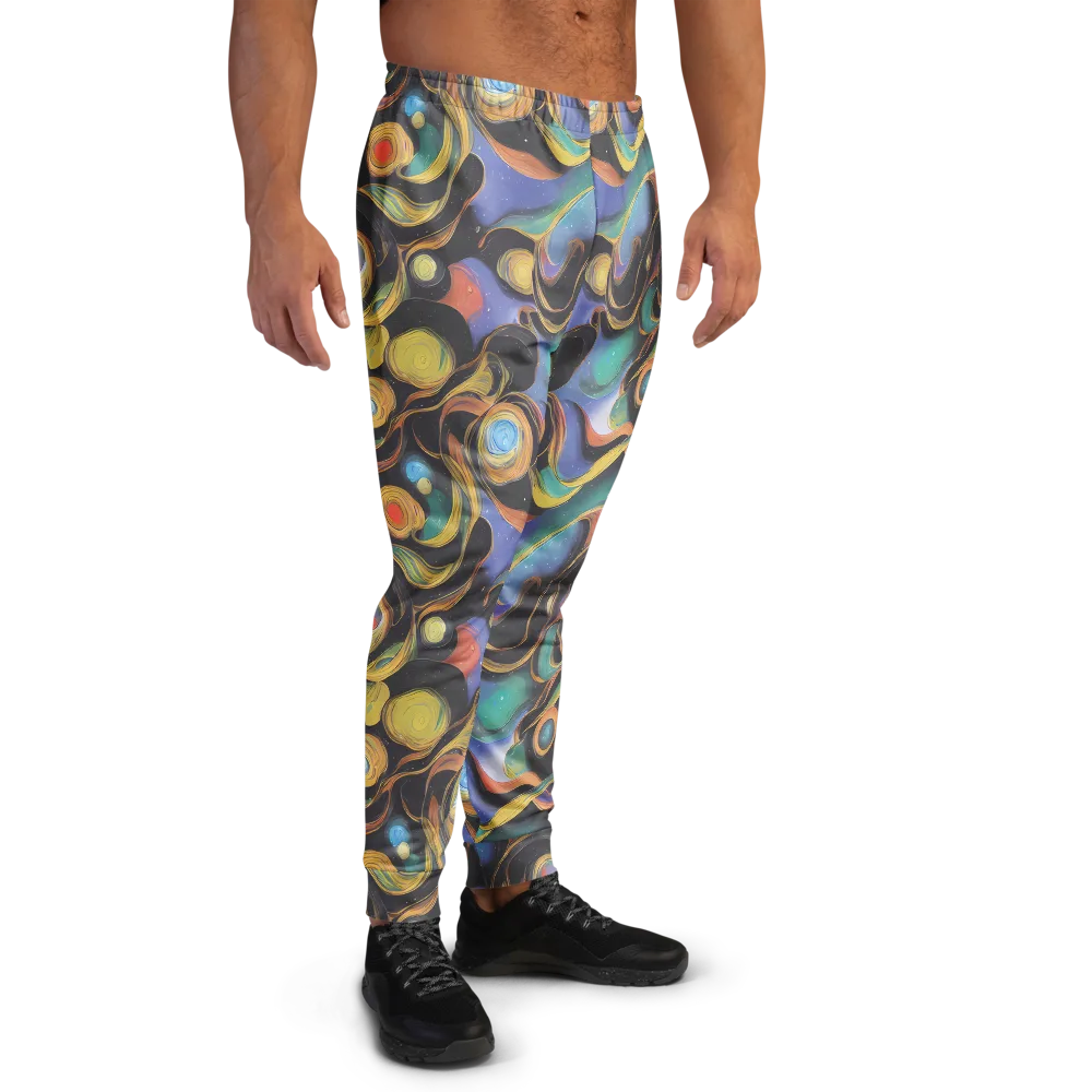 Planetary Ribbons on Men's Joggers — Right