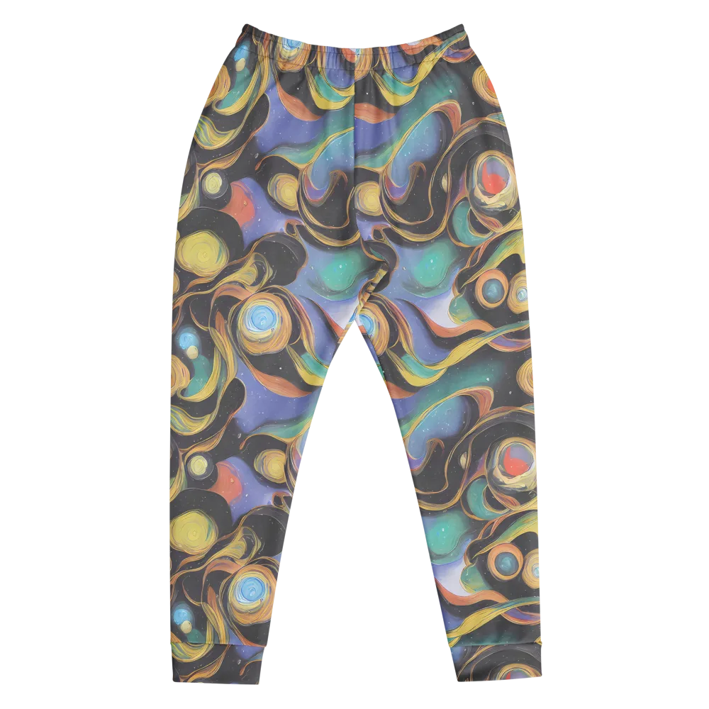 Planetary Ribbons on Men's Joggers — Front