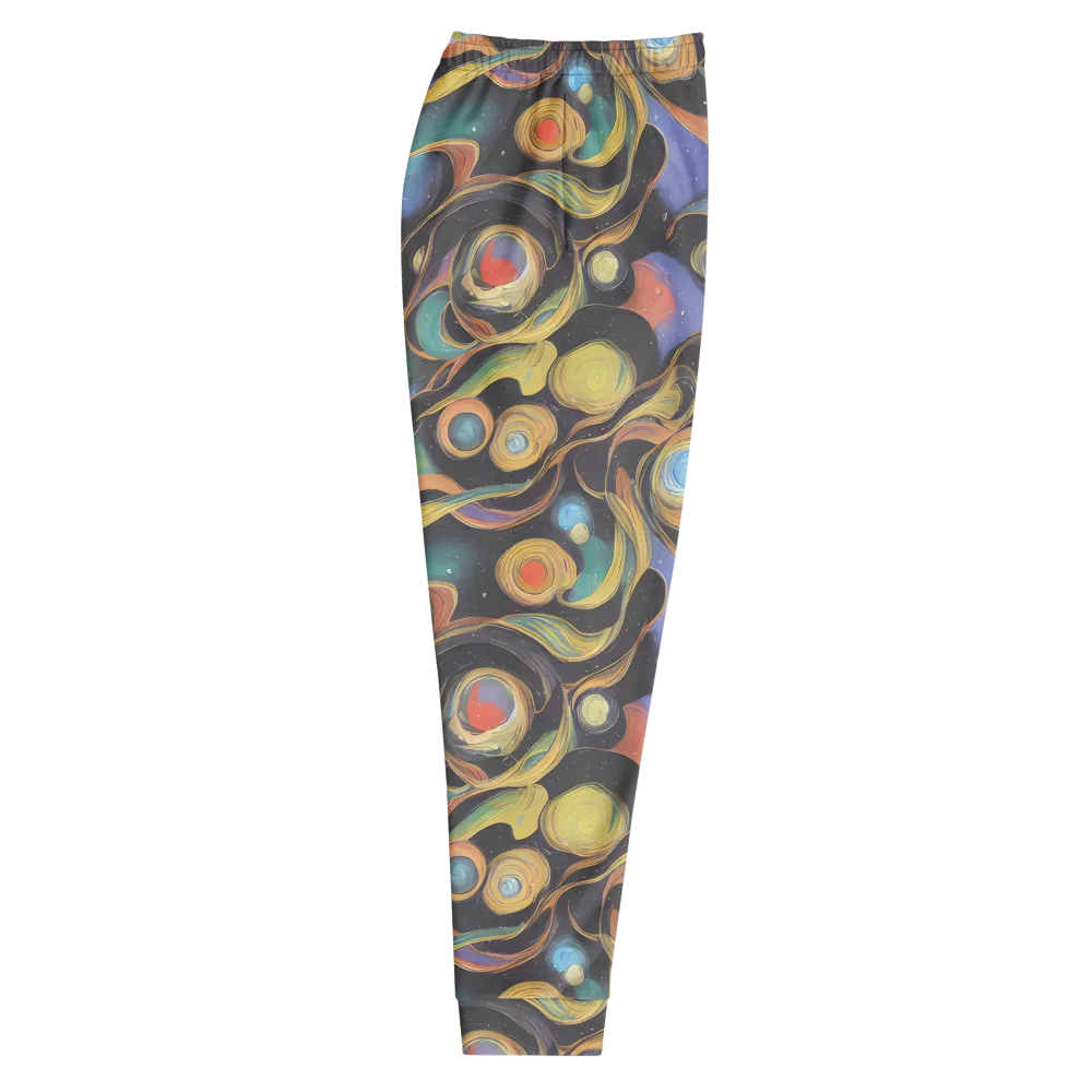 Planetary Ribbons on Men's Joggers — Right