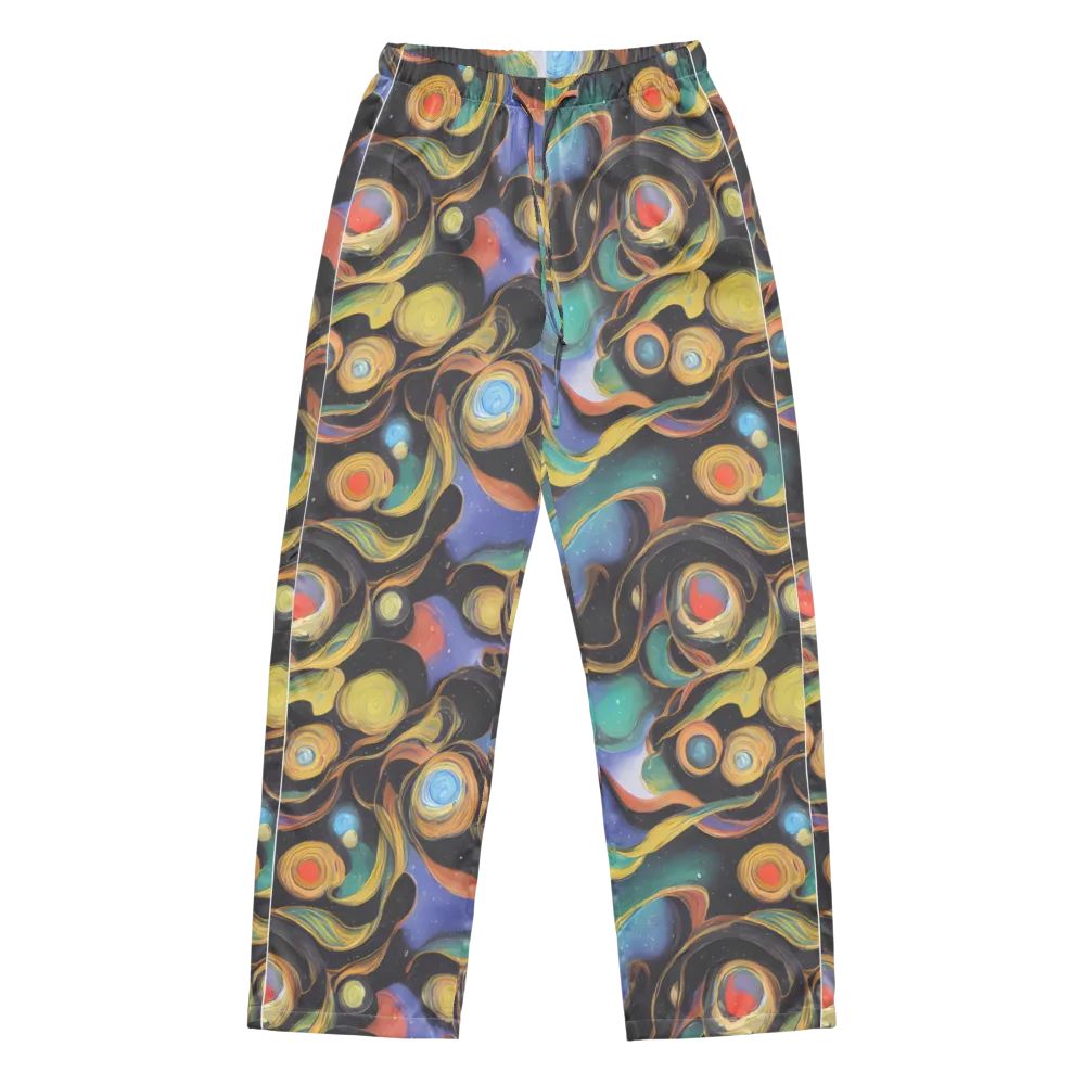 Planetary Ribbons on Women's Pajama Pants — Front