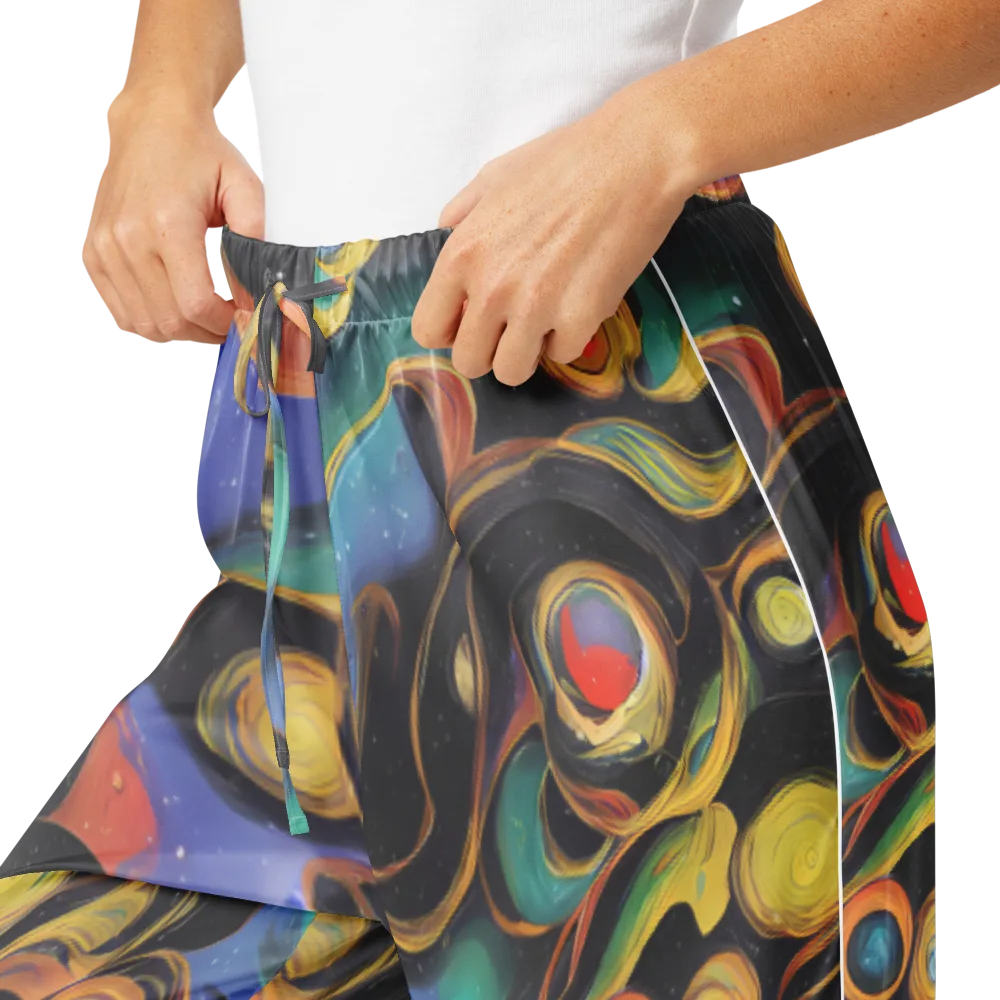 Planetary Ribbons on Women's Pajama Pants — Product details