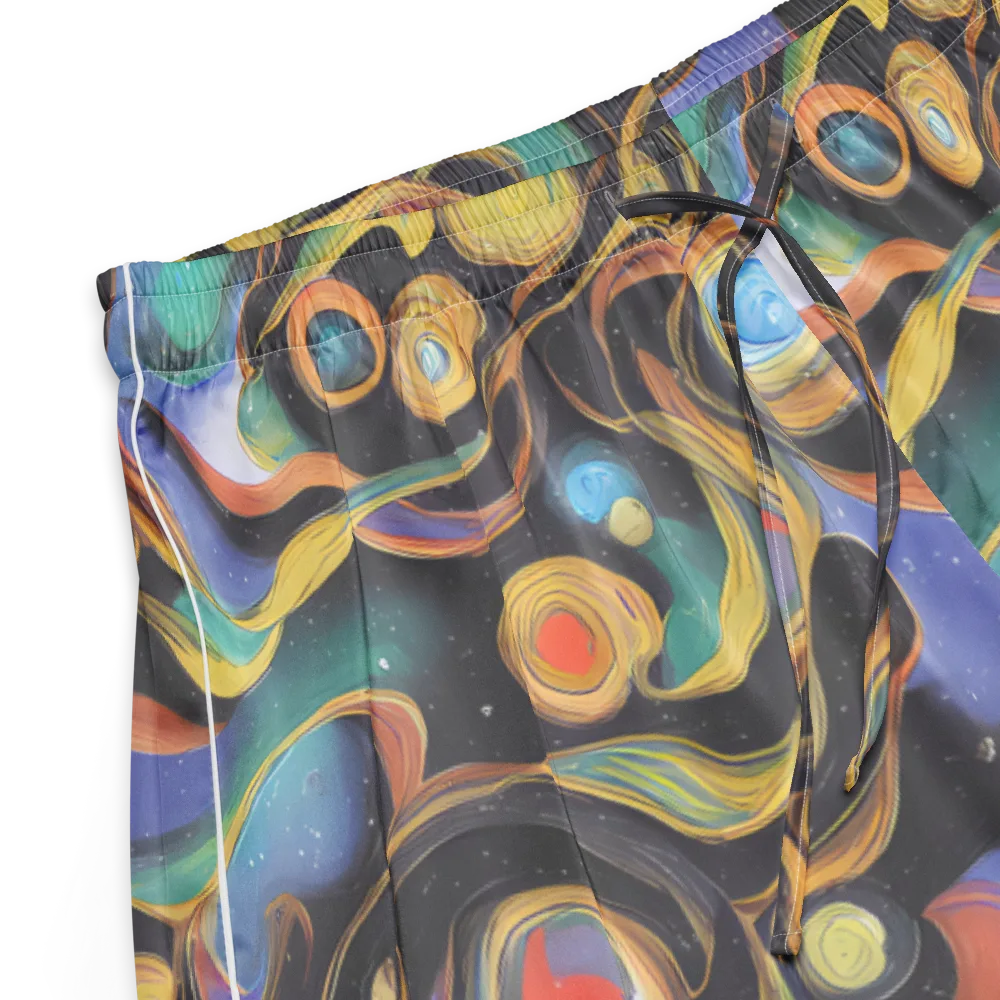 Planetary Ribbons on Women's Pajama Shorts — Product details