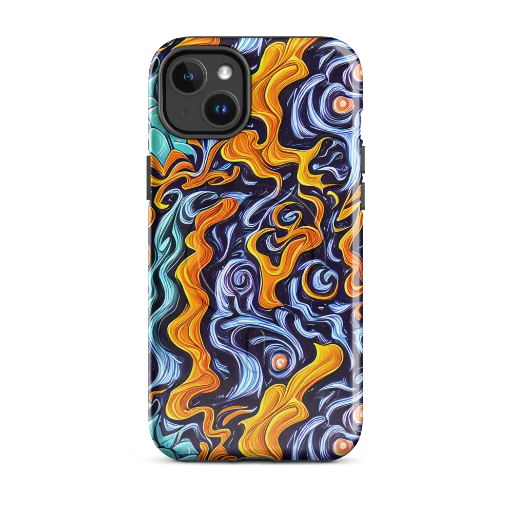 Midnight Fireflow on MagSafe Tough Case for iPhone® — Front