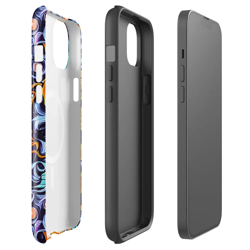 Midnight Fireflow on MagSafe Tough Case for iPhone® — Front