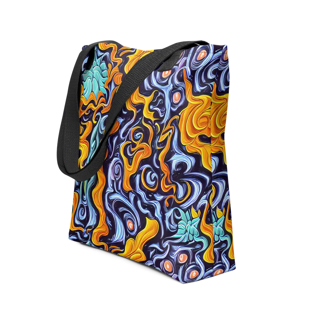 Midnight Fireflow on Tote Bag — Front