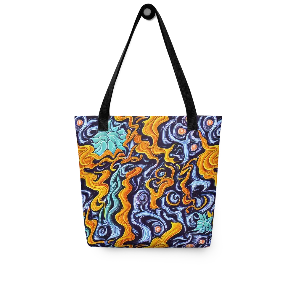 Midnight Fireflow on Tote Bag — Front