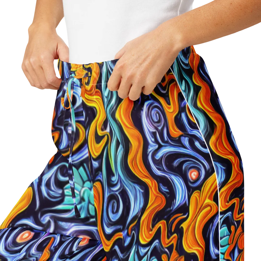 Midnight Fireflow on Women's Pajama Pants — Product details