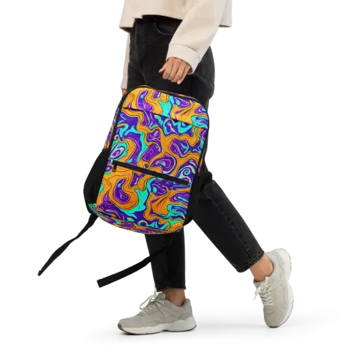 Plasma Swirl on a Utility Backpack