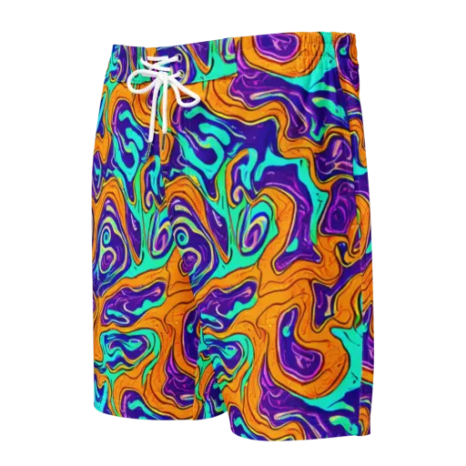 Plasma Swirl on a Men's Board Shorts
