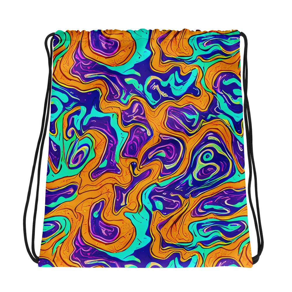 Plasma Swirl on Drawstring Bag — Photo