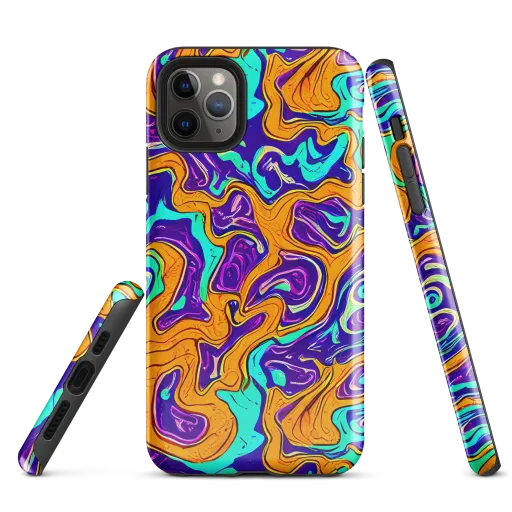 Plasma Swirl on a Tough Case for iPhone®