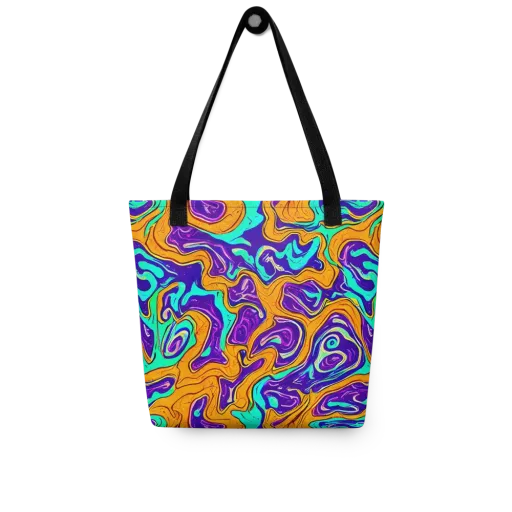 Plasma Swirl on a Tote Bag