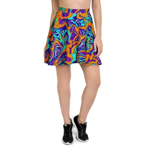 Plasma Swirl on a Skater Skirt
