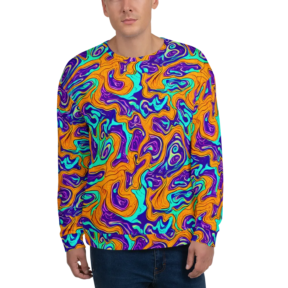 Plasma Swirl on Sweatshirt — Front